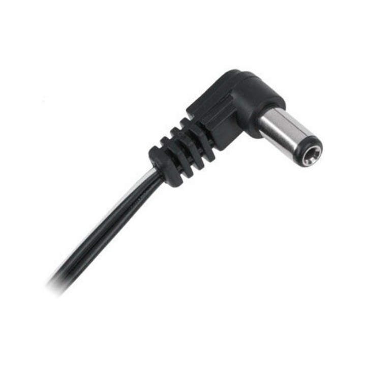 Cablu alimentare cu mufa 2.1x5.5 la 90 grade