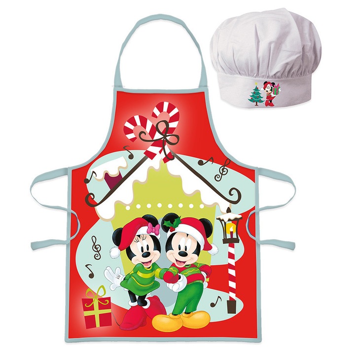 Gyermek karácsonyi szett, Disney Minnie, 2 darab, sátor és sapka, 3-8 év