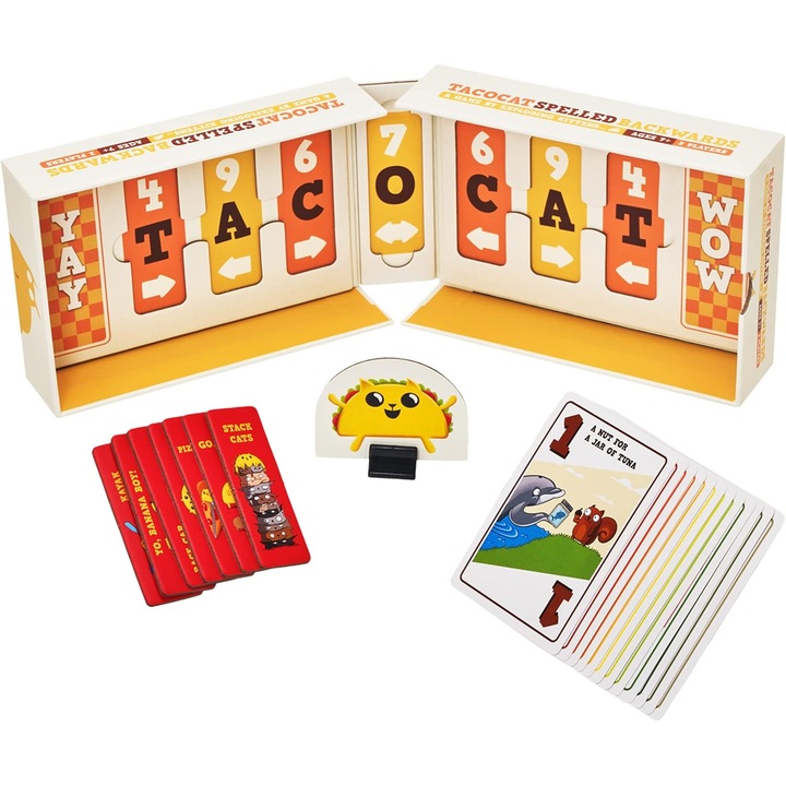 Joc de societate TACOCAT Spelled Backwards Lb. Engleza