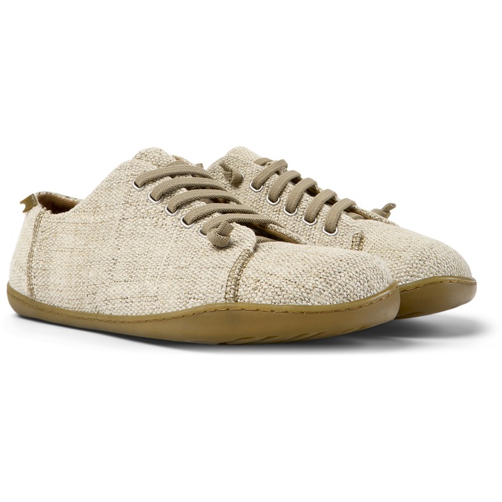 Camper, Pantofi casual din material textil Peu Cami, Bej, 39