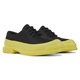 Camper, Pantofi de piele cu sireturi Pix 8705, Negru, Galben, 42