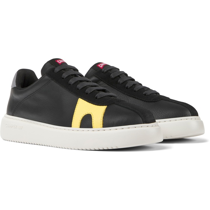 Camper, Pantofi sport de piele Runner K21, Negru