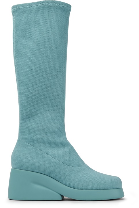 Camper, Cizme din amestec de lyocell TENCEL™ Kaah, Turcoaz