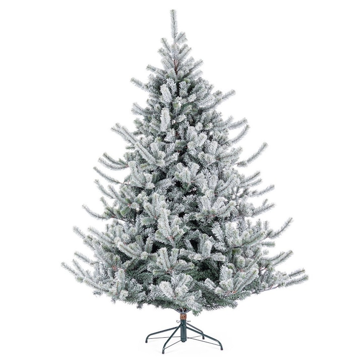 Изкуствено зелено дърво със изкуствен сняг Serrone Ø150x210h