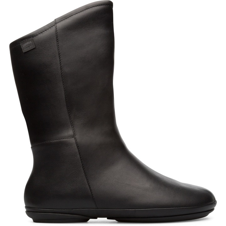 Camper, Cizme mid-cald de piele Right 230733, Negru