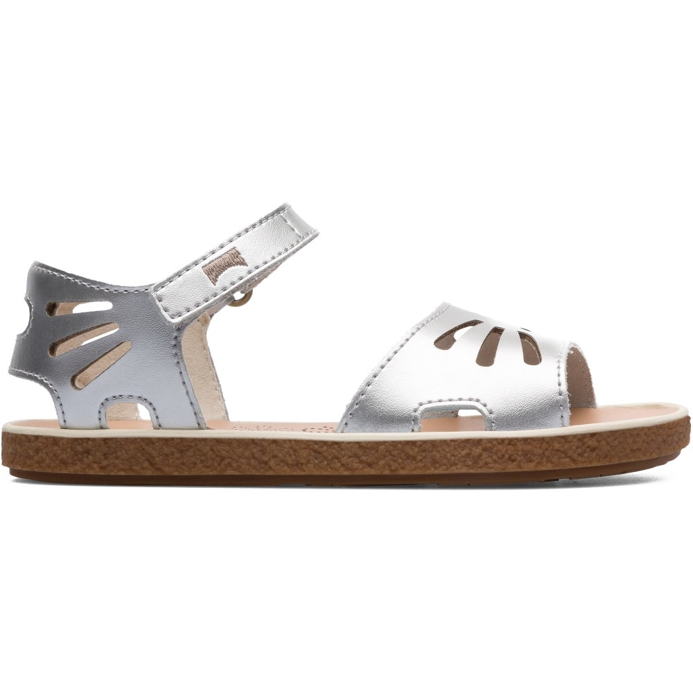 Camper, Sandale cu inchidere velcro Miko, Gri, 38 EU
