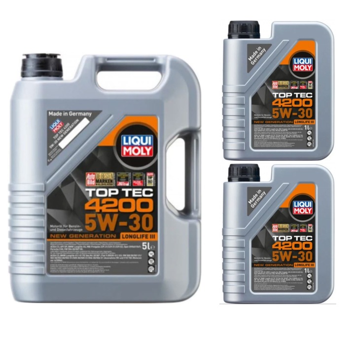 Pachet 7 litri ulei de motor sintetic Liqui Moly Top Tec 4200 5W30