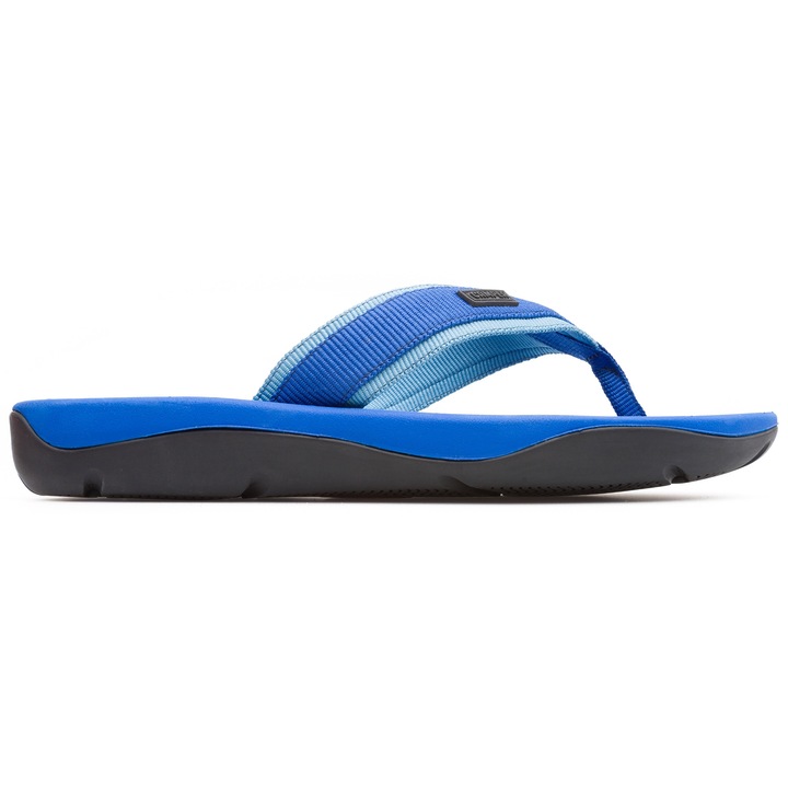 Camper, Papuci flip-flop din material textil Match, Albastru