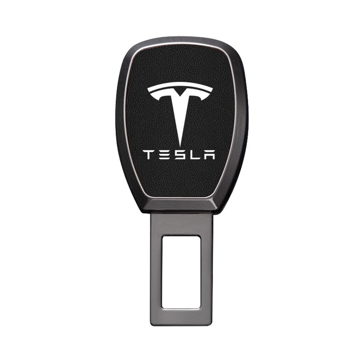 Extensor centură de siguranță auto, metal cu piele, negru