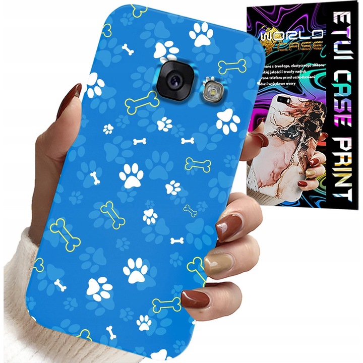 Telefontok, World Case, Samsung Galaxy A5 2017, gumi, színes nyomtatás