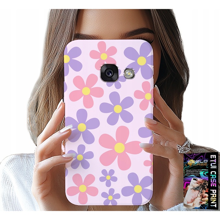 Tok Samsung A5 2017-hez, World Case, többszínű, szilikon