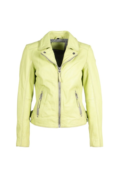 Дамско кожено яке Мавриций лайм зелено MWLouzia, Зелен