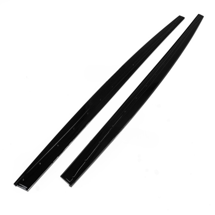 Set 2 Extensii Prelungiri Praguri Laterale Dedicate BMW Seria 4 F32 F33 F36, Negru Lucios