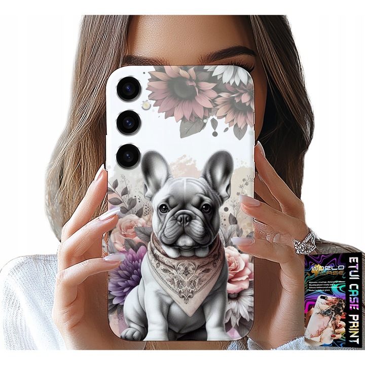 Carcasă pentru smartphone, World Case, Bulldog, silicon, multicolor, Samsung Galaxy A55 5G