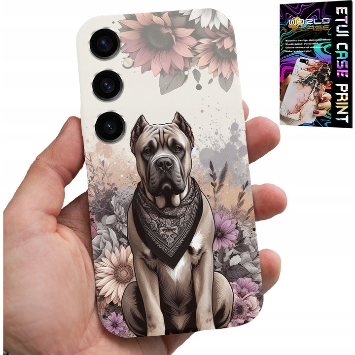 Tok Samsung Galaxy A05S-hez, World Case, kutyafajták, szilikon