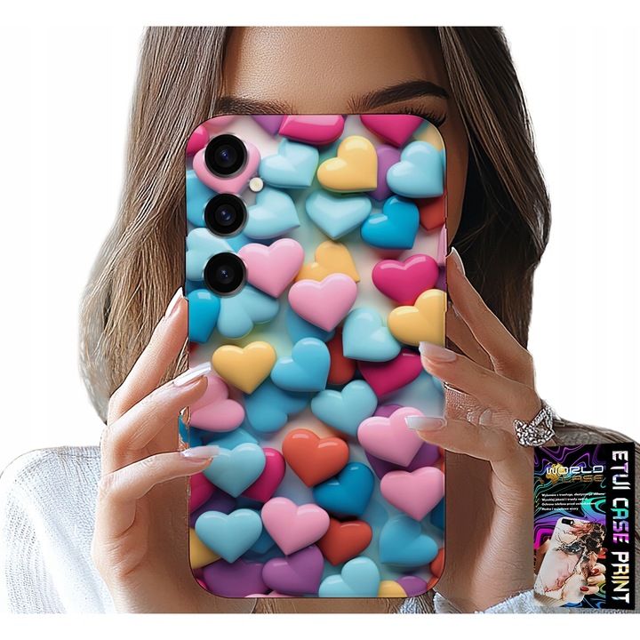 Husă pentru telefon, World Case, Samsung Galaxy A55 5G, personalizabilă, multicolor, silicon
