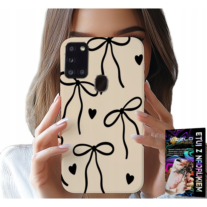 Husa pentru SAMSUNG GALAXY A21s - GYÖNYÖRŰ KARTON TÁBLÁK MODERN TERVEZÉS