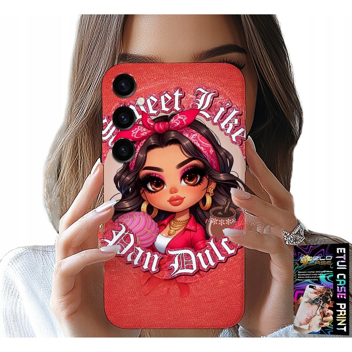 Tok Samsung Galaxy S24 FE-hez, World Case, szilikon, nyomtatott táska, többszínű