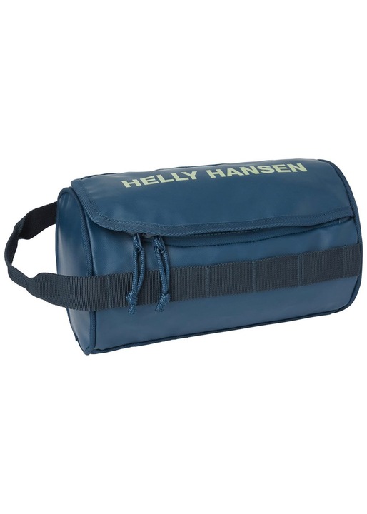 Férfi táska Helly Hansen, kék, YKK cipzárral, vízálló anyag, normál méret