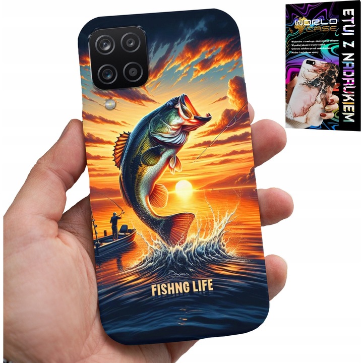 Tok Samsung Galaxy A22 5G-hez, World Case, szilikon, többszínű nyomtatás