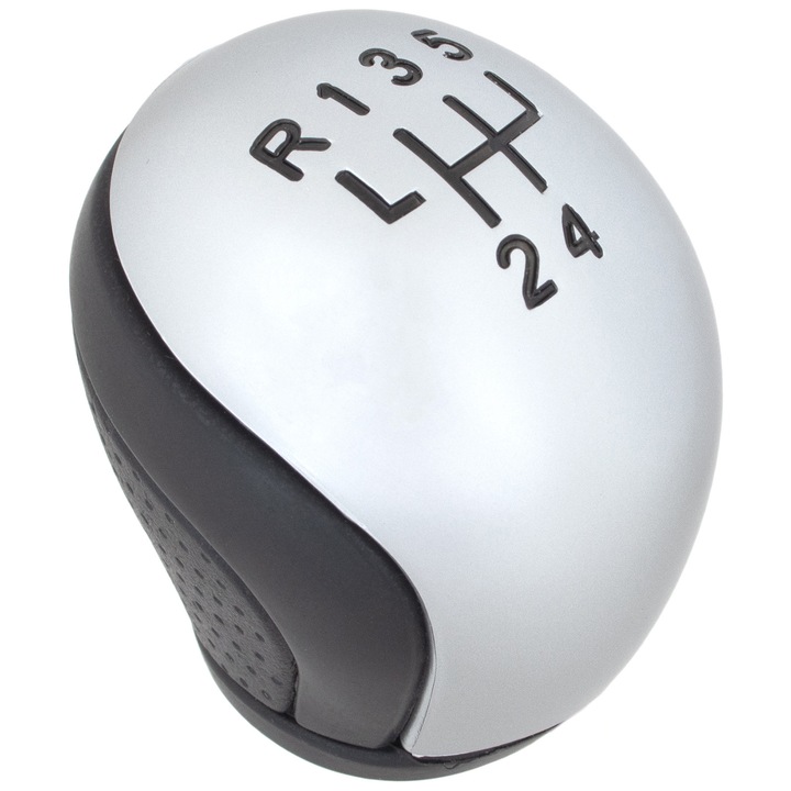 Nuca schimbator viteze, M MODECAR, neagra cu detalii argintii, pentru Peugeot 207/208/308/3008/407, 12-15mm