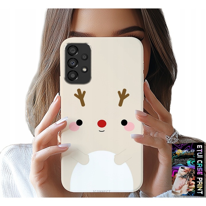 Carcasă pentru Samsung Galaxy A72, World Case, design Crăciun, silicon, multicolor