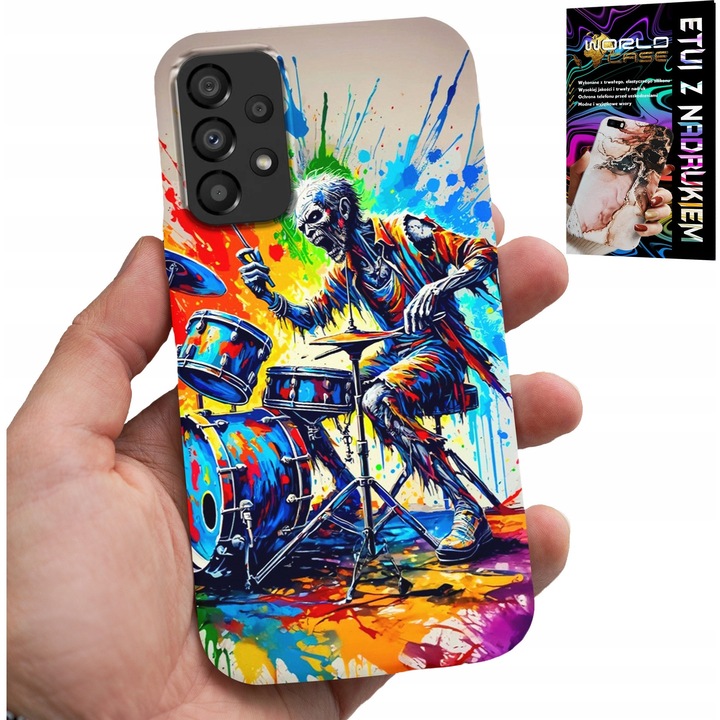 Carcasă pentru telefon, World Case, Samsung Galaxy A72, silicon, imprimare full color