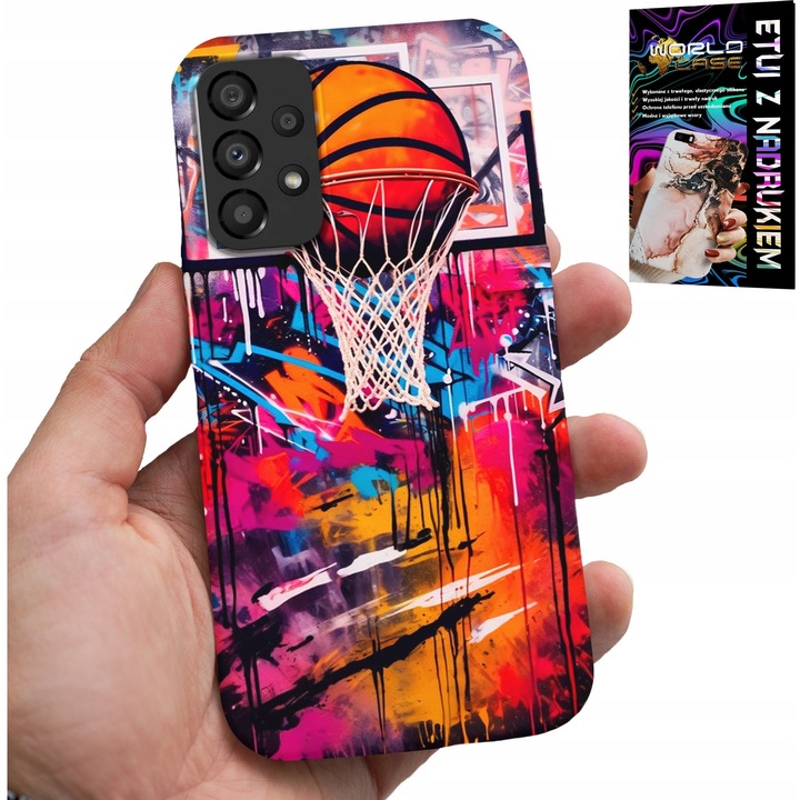 Caz pentru telefon, World Case, Samsung Galaxy A72, imprimeu graffiti, silicon