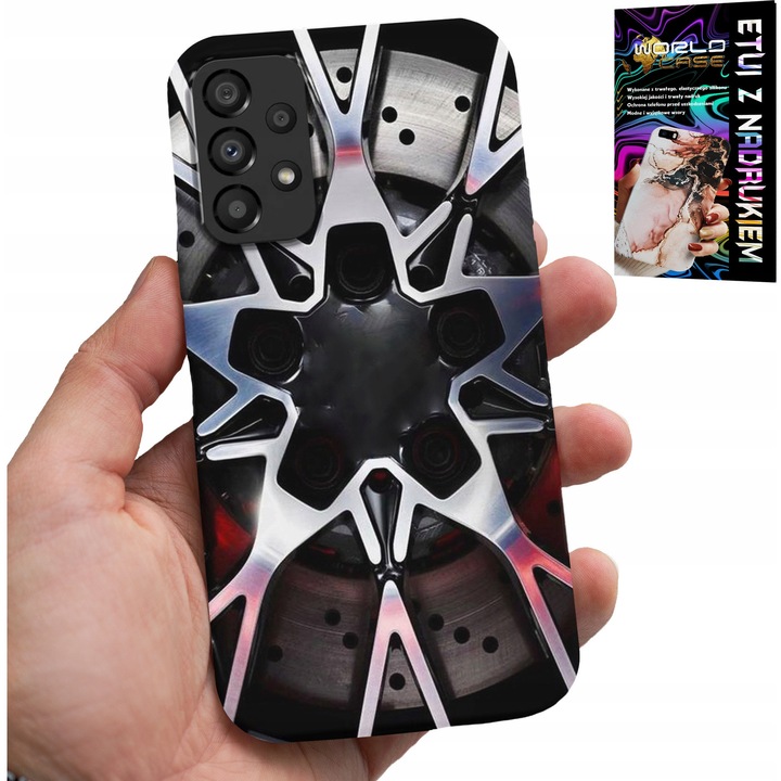 Carcasă telefon, World Case, pentru Samsung Galaxy A72, silicon, imprimeu colorat