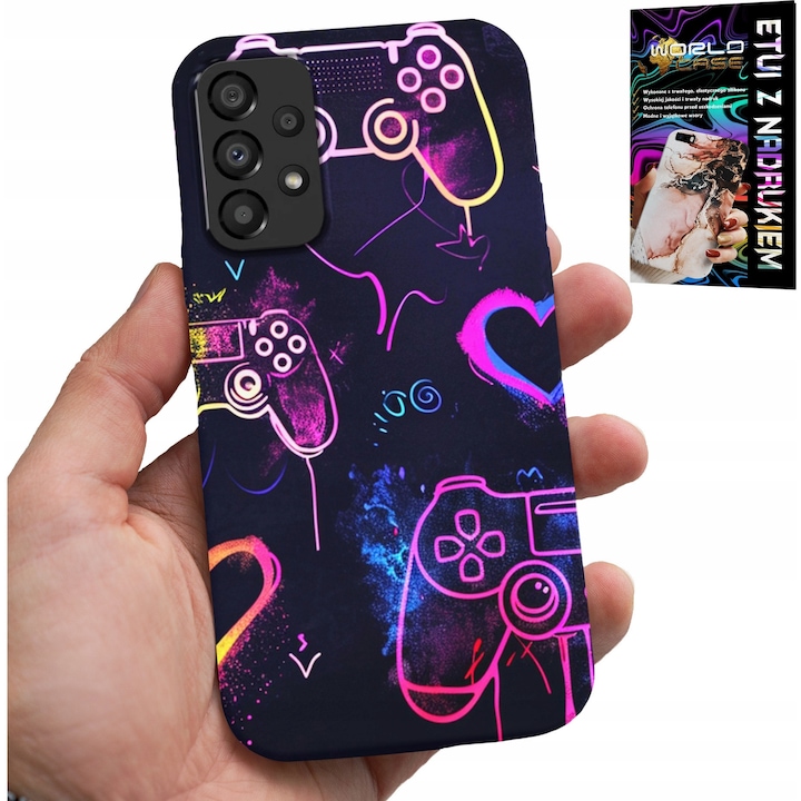 Carcasa pentru telefon, World Case, Samsung Galaxy A72, silicon, imprimare full color, multicolor