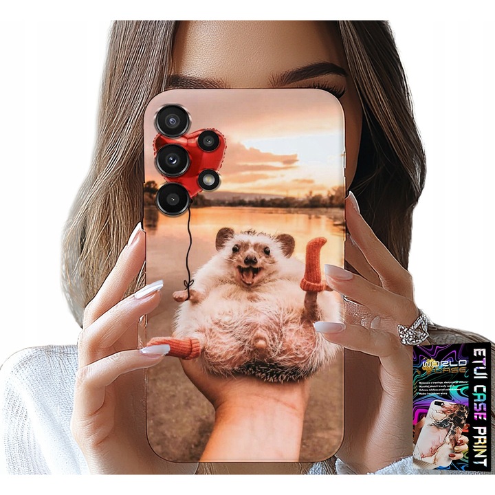 Telefontok, World Case, Samsung Galaxy A32 4G, szilikon, Édes Törpesün nyomtatás, többszínű