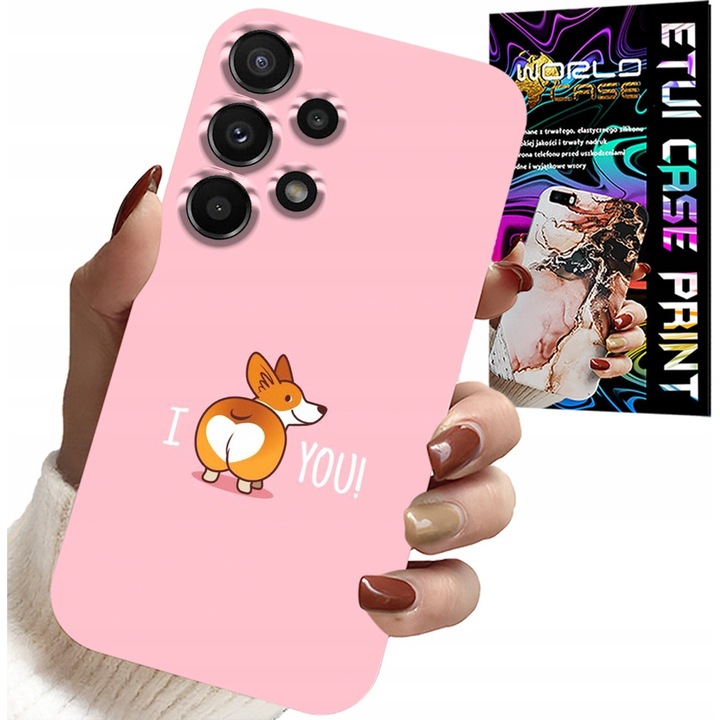 Telefontok, World Case, Samsung Galaxy A32 5G, vicces design, szilikon anyag, többszínű