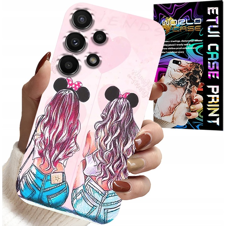 Husă pentru Samsung Galaxy A32 5G, World Case, design prieteni, silicon, multicolor