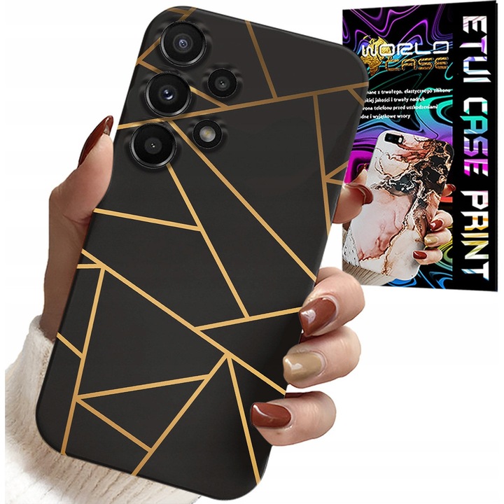 Tok Samsung Galaxy A32-hez, World Case, szilikon, színes nyomtatás, személyre szabható design