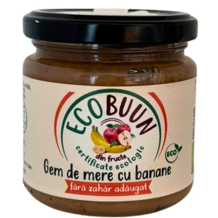 Gem de mere si banane, BIO, romanesc, fara zahar adaugat, 200 g