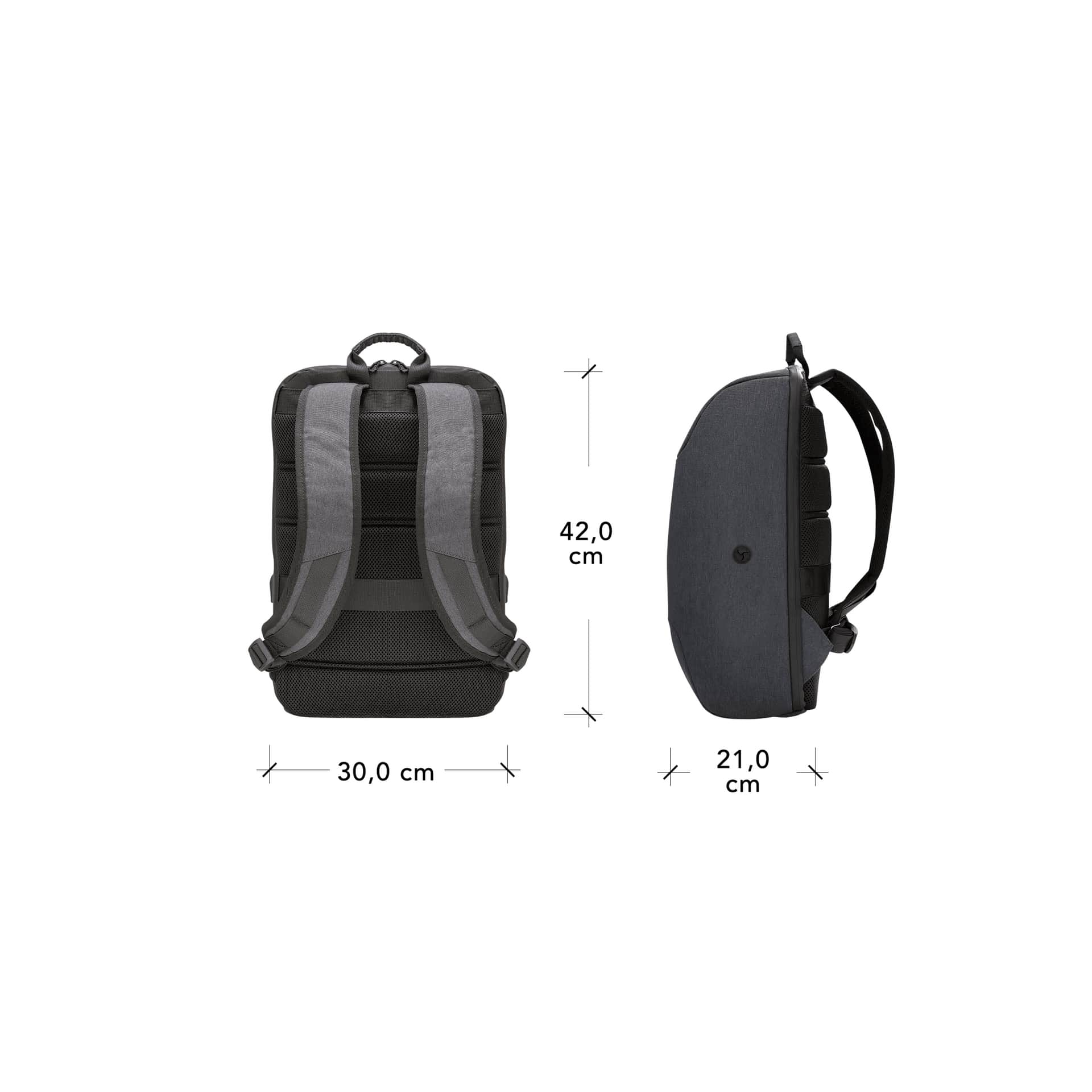 Rucsac reciclat dbramante1928 Charlottenborg 16", Charcoal