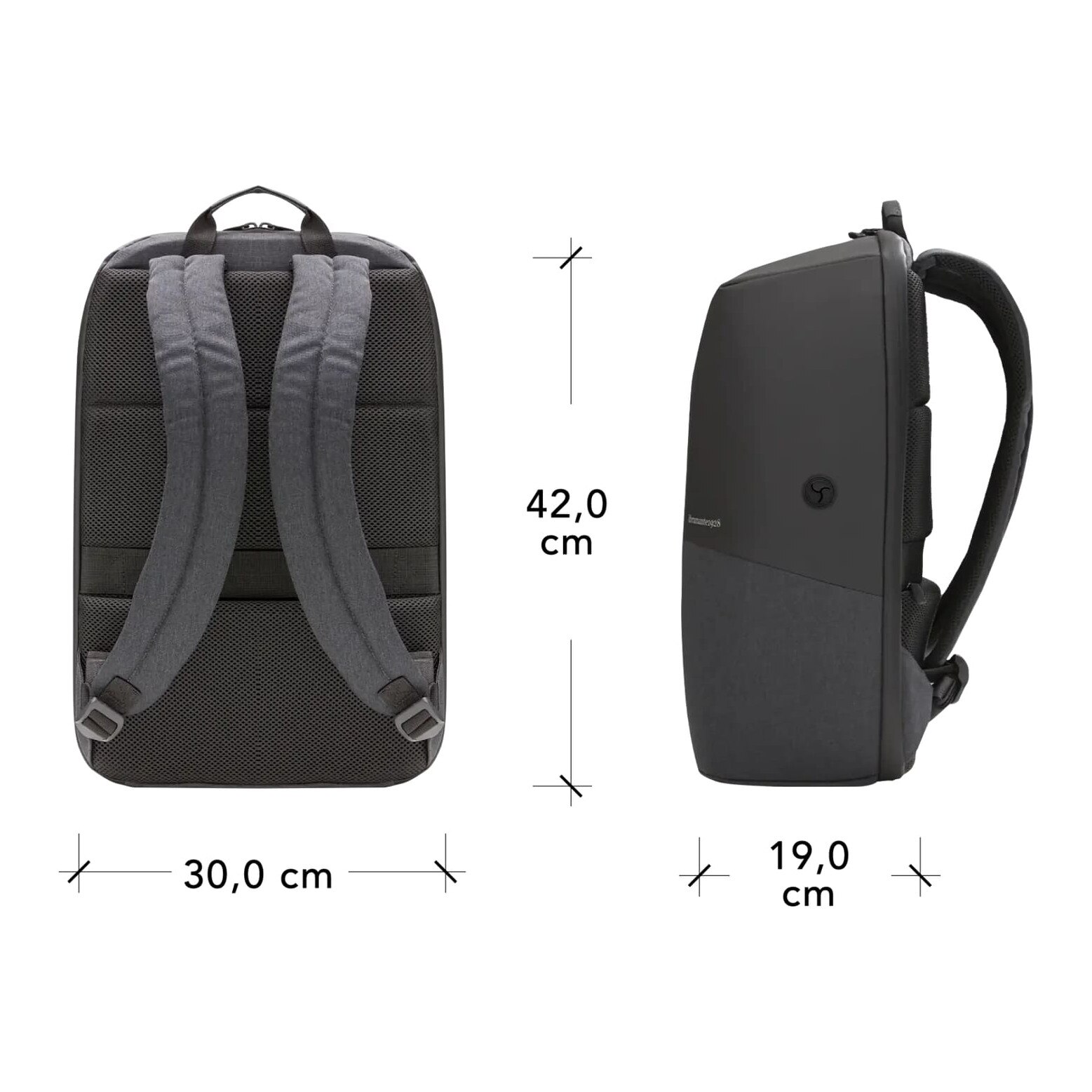 Rucsac Dbramante1928 Helsingborg, 16", 1 compartiment, culoare carbune