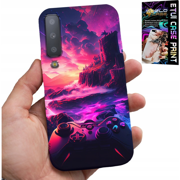 Telefontok, World Case, Samsung A7 2018, szilikon, többszínű