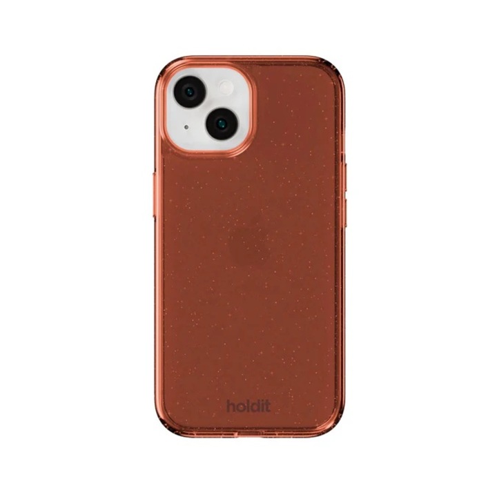 Husa Holdit pentru iPhone 16e, 15, 14, 13, Glitter, Amber