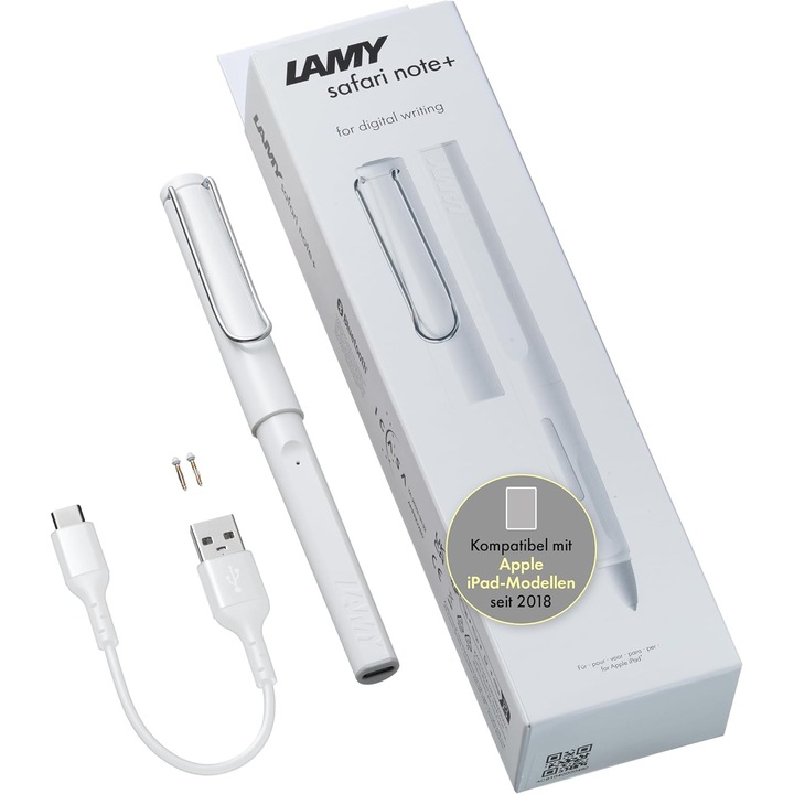 Stylus pen LAMY safari note+ white pentru iPad