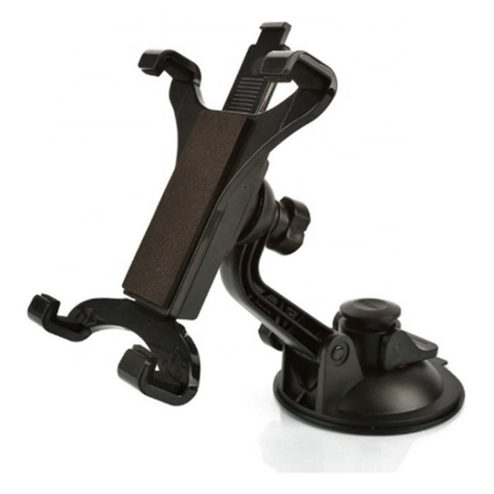 Suport tabletă cu ventuză, OMC, universal, negru