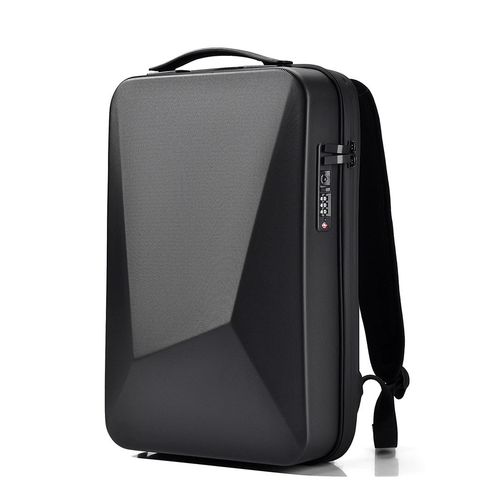 Rucsac Smart Extensibil pentru Laptop 3D AZeira®, Business, Gaming, 16 inch, Capacitate 20-35L, Antifurt, Cifru de Securitate, Conectivitate Multifunctional, Ergonomic, Organizare optima, Buzunare, Protectie ptr Laptopuri, 45x31x10/16 cm, Negru