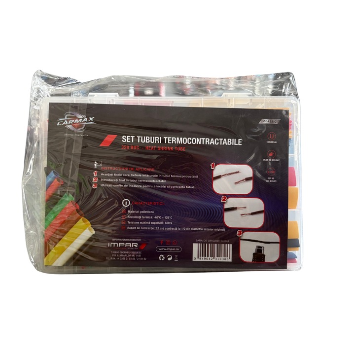 Set tuburi termocontractabile 328 bucati Carmax