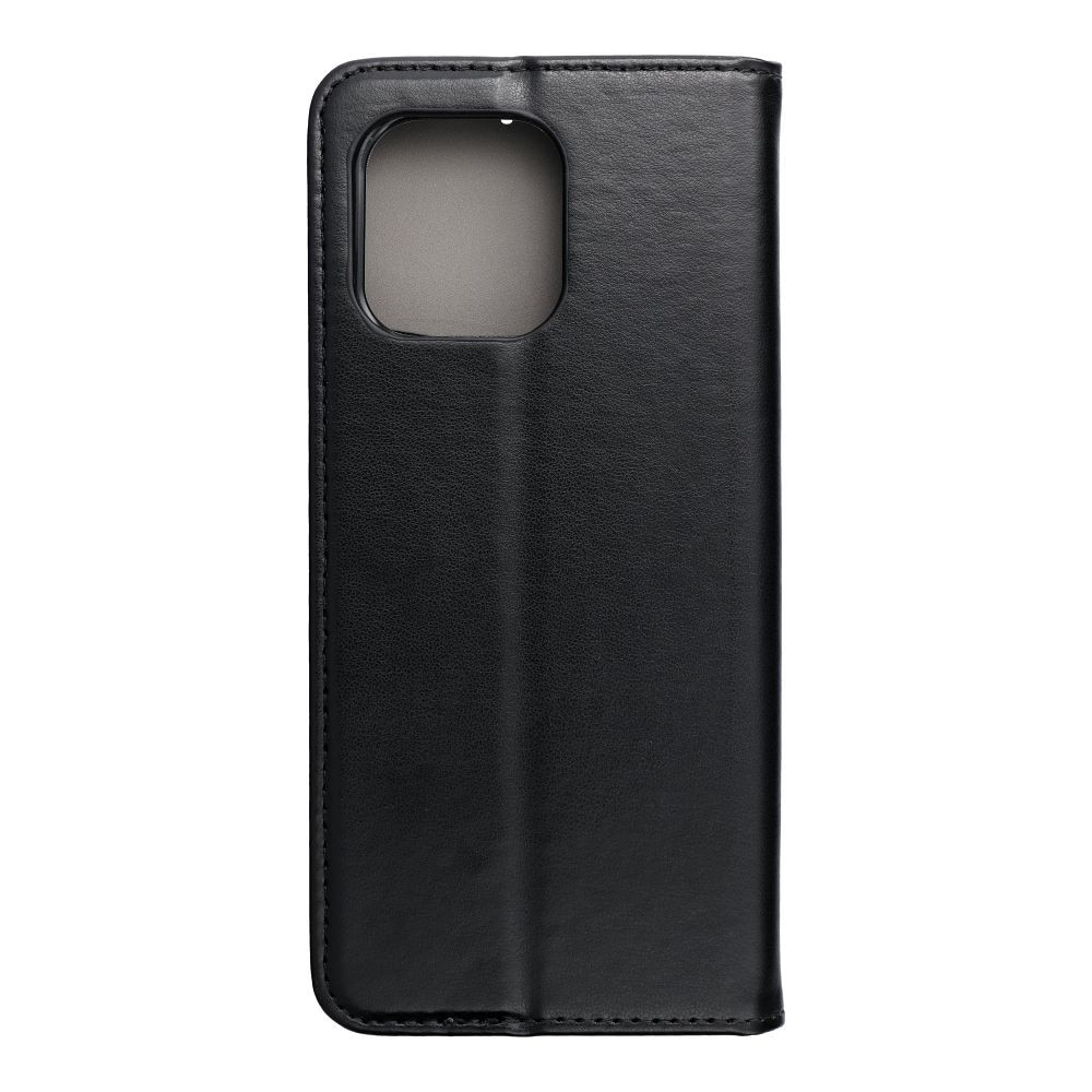 Husă de telefon compatibilă cu Motorola Moto G86 5G, tip carte, cu suport pentru card bancar, închidere magnetică, negru, Smart Magneto