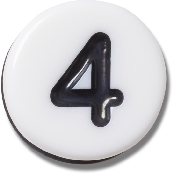 Accesorii saboti, Crocs, Jibbitz Number Four Tiny Friendship, multicolor