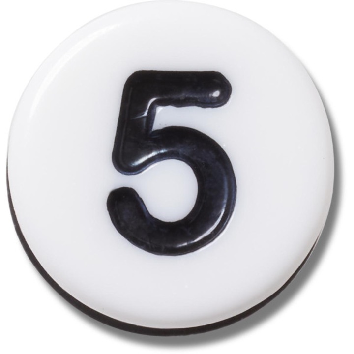 Accesorii saboti, Crocs, Jibbitz Numarul Cinci, multicolor, pentru copii