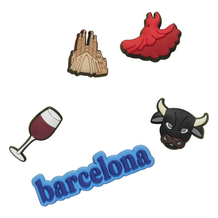 Set 5 accesorii Jibbitz pentru Crocs, Crocs, multicolor, copii