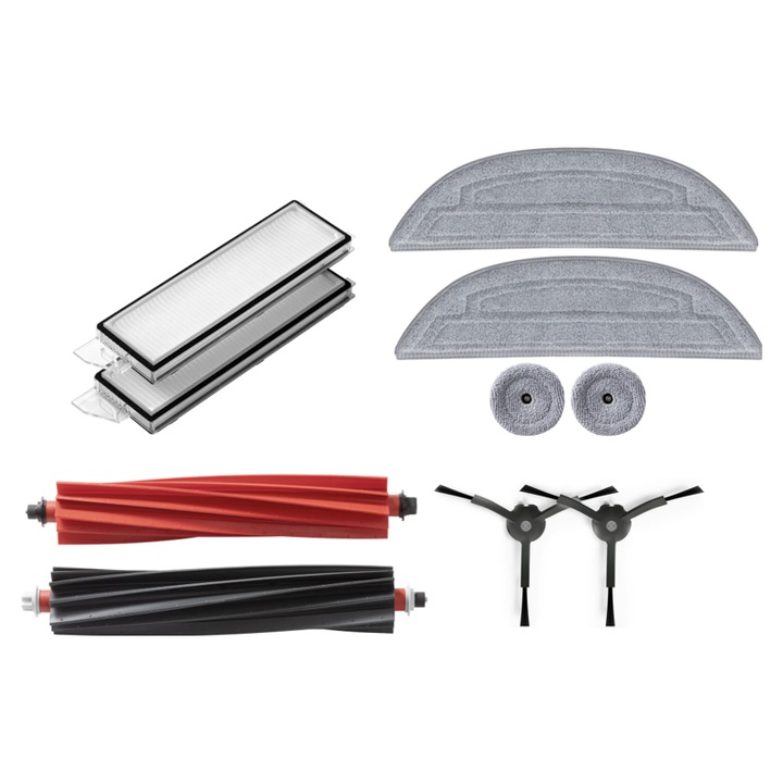 Set de accesorii compatibile cu Roborock S8 MaxV Ultra, ROBOTHUB, 10 piese