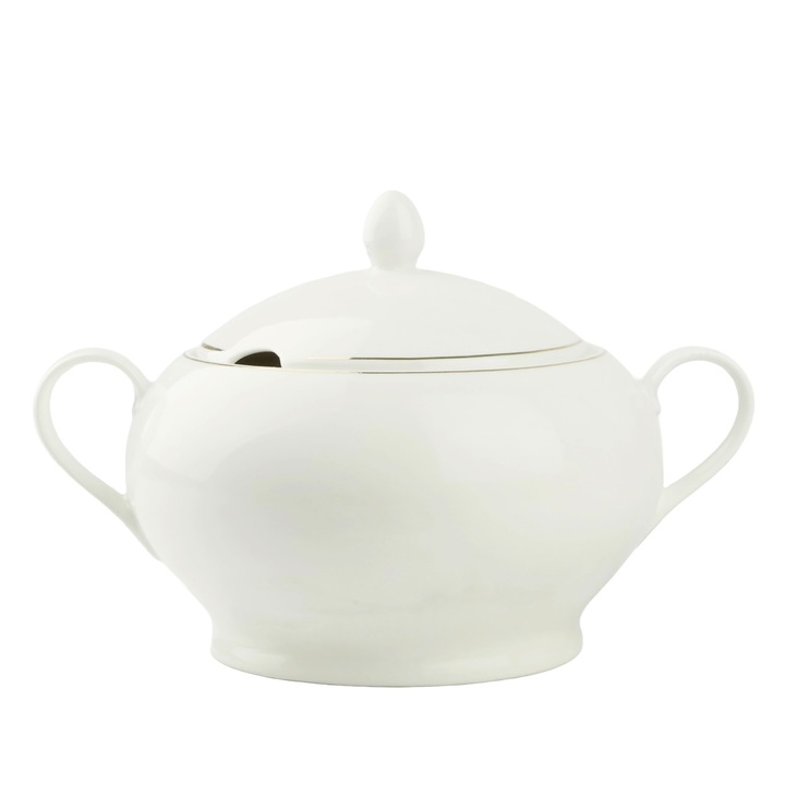 Supiera Festa Italia Bella, portelan, 3L, alb aurie modern