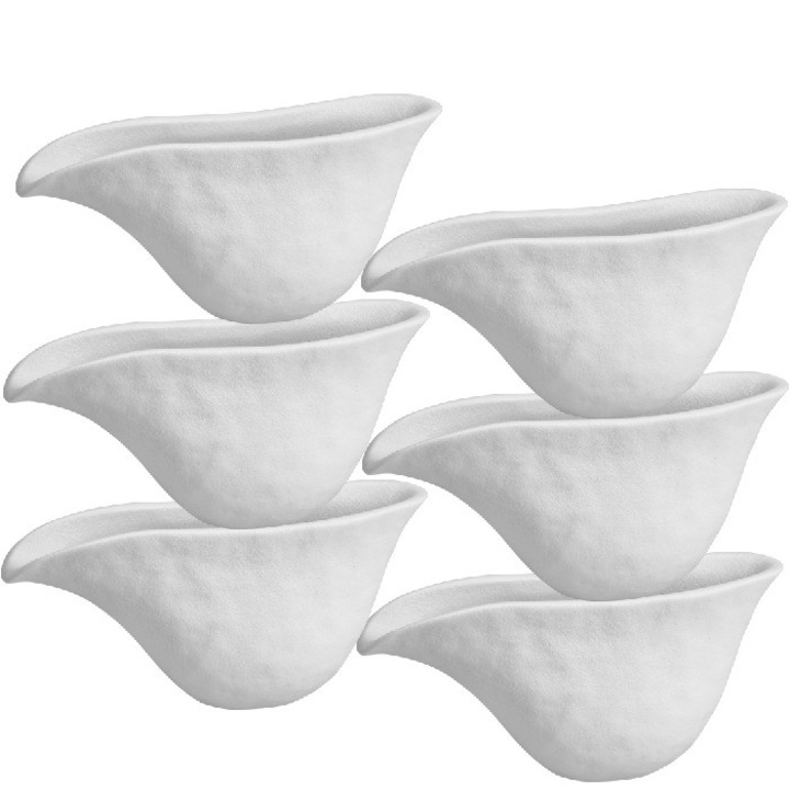 Set 6 sosiere din portelan Culinaro North 14x4xh6, 5cm